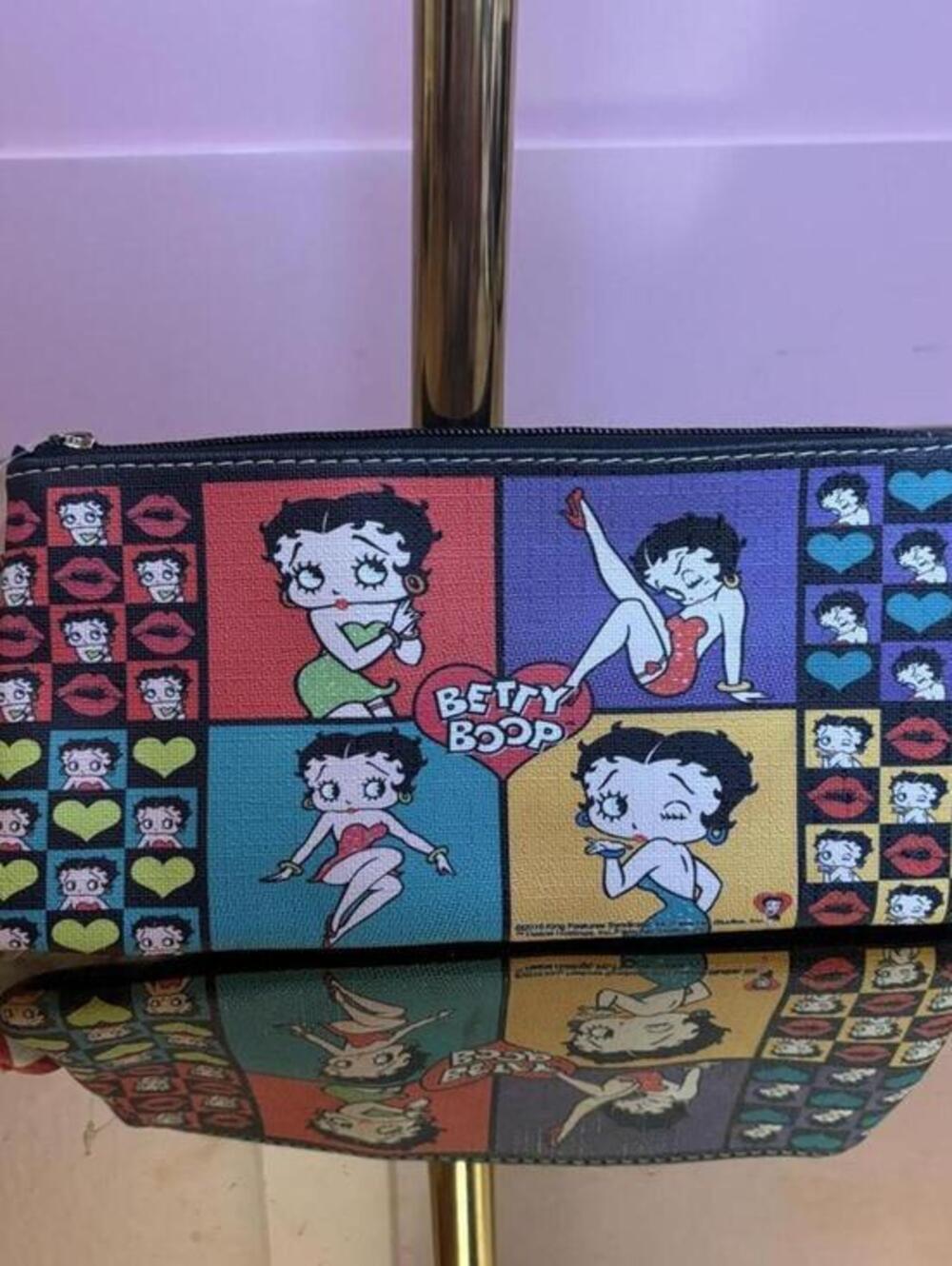 betty boop wallet coin purse pouch 2015 deadstock nwt polka dot